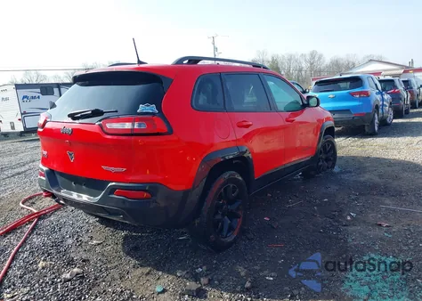 2017 Jeep Cherokee Trailhawk 4X4 z USA, uszkodzony, nr VIN 1C4PJMBB2HW648899